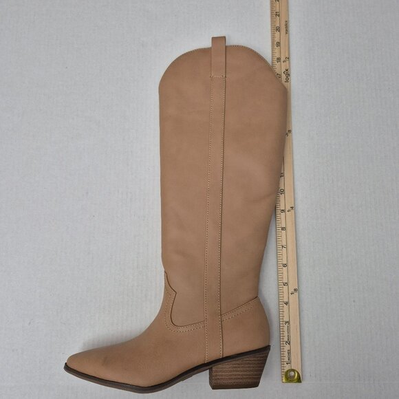 Women's Universal Threads Western Sommer Boot Light Brown Size 7 - NWoB - Picture 10 of 15